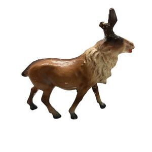 Vintage Elastolion Composition Miniature Collectible Deer